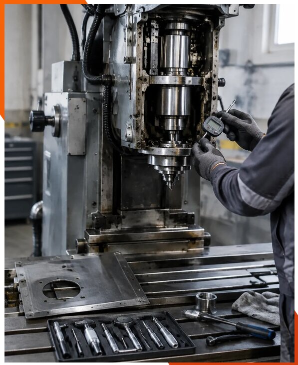 Ремонт вертикально-фрезерных станков в Гагарине